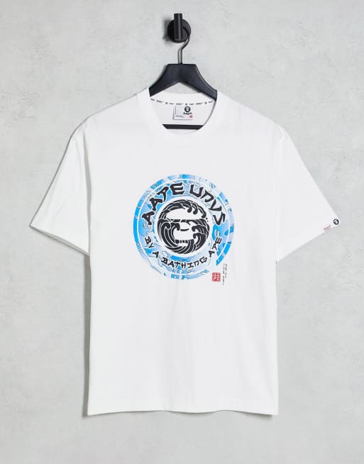 KENZO Tiger Classic Fit Cotton Jersey T-Shirt White Authentic