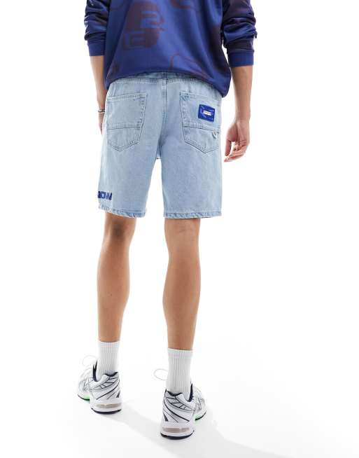 AAPE By A Bathing Ape – Jasnoniebieskie szorty jeansowe, 3 z 5