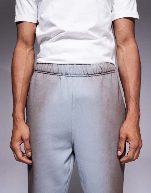 Aape By A Bathing Ape - Joggers larghi color blu slavato con ricamo sulla gamba, 5 di 5