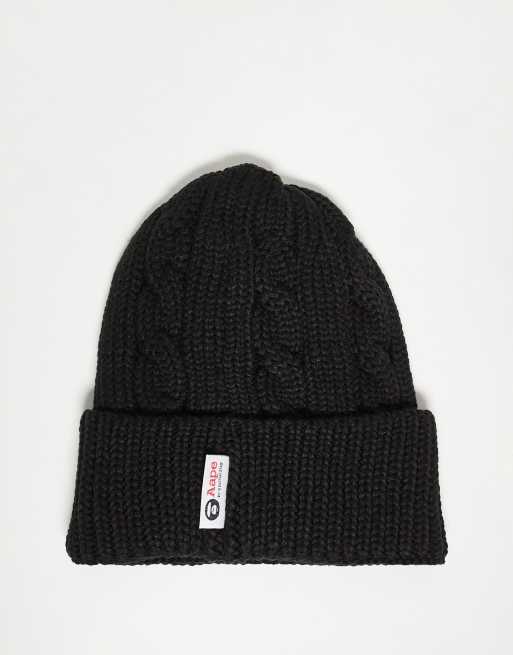 Aape By A Bathing Ape - Kabelstrikket sort hue, 3 af 3