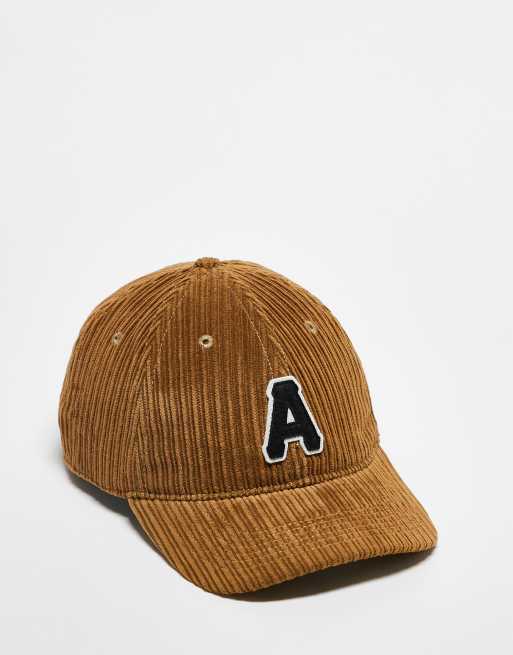 AAPE BY A BATHING APE® – Kappe aus Cord in Beige