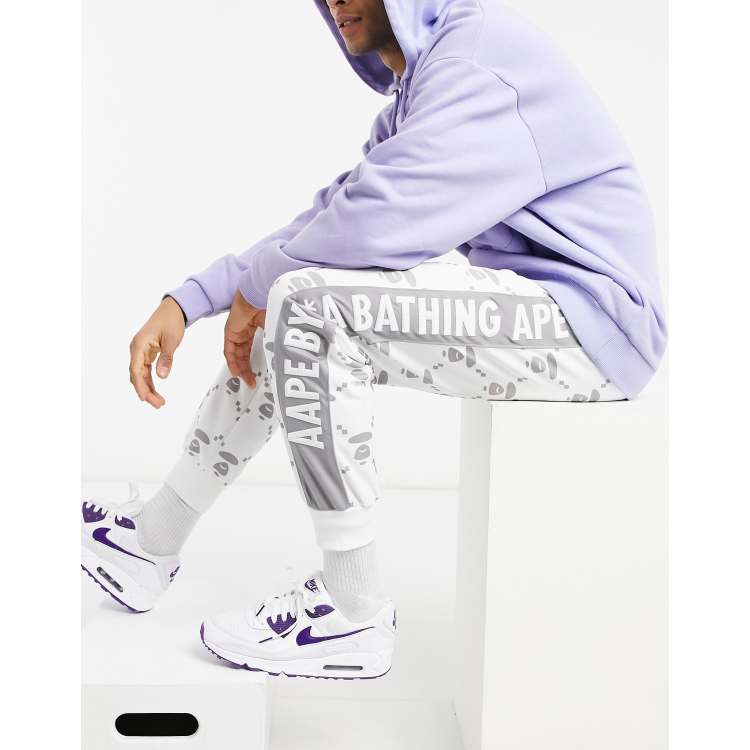 Grey discount bape joggers