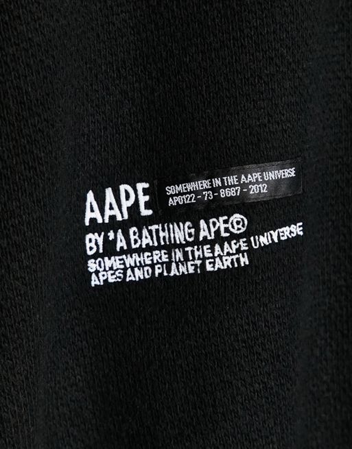 AAPE By A Bathing Ape knit sweater in black