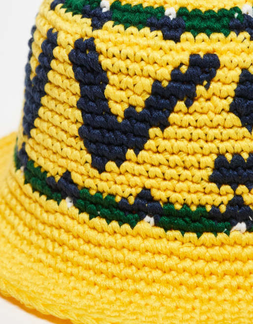 Aape By A Bathing Ape knitted bucket hat in yellow | ASOS