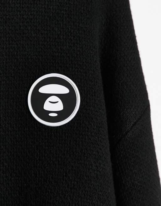 AAPE By A Bathing Ape knitted jumper in black