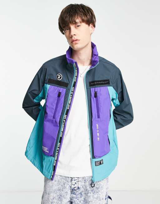 AAPE by A Bathing Ape light jacket in blue