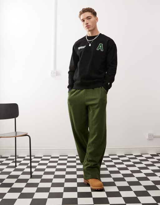 Aape By A Bathing Ape logo basic sweatshirt with camo backprint in black