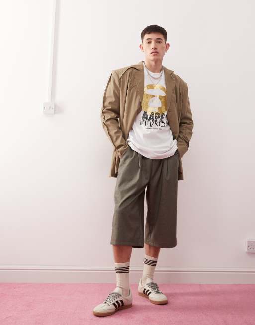 AAPE by A Bathing Ape logo camo t-shirt in white