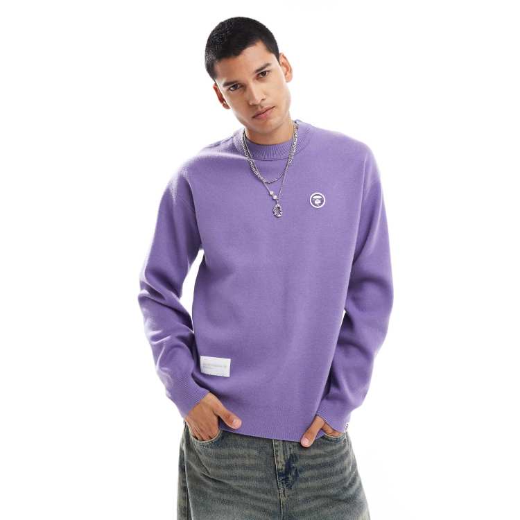 AAPE CREW NECK SWEAT ハーフジップパーカー AAPE BY A BATHING APE トレーナー スウェット HALF ZIP SWEAT