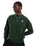 [AAPE BY A BATHING APE®] Aape By A Bathing Ape logo sweatshirt in dark green-Neutral Chest 32 Beige