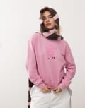 [AAPE BY A BATHING APE®] Aape By A Bathing Ape logo sweatshirt in pink 8 Pink