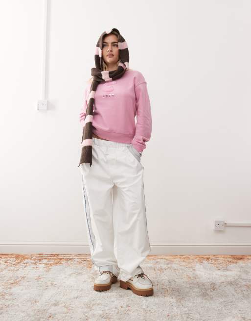 Aape By A Bathing Ape logo sweatshirt in pink