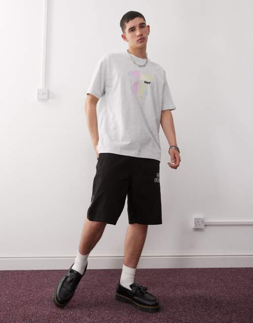 Aape by A Bathing Ape logo t-shirt in heather gray , 3 of 4