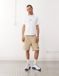 [AAPE BY A BATHING APE®] Aape by A Bathing Ape logo woven shorts in beige-Green XL BEIGE