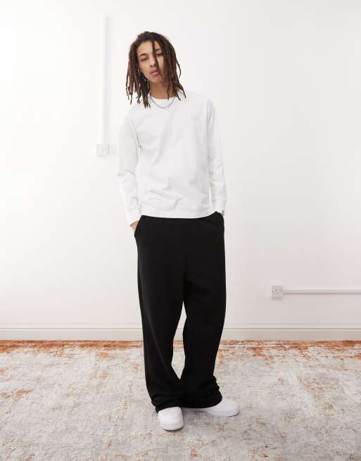 AAPE by A Bathing Ape long sleeve logo T-shirt in white | ASOS