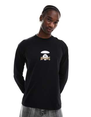 AAPE UNIVERSE 黒 Tシャツ Sサイズ A BATHING APE AAPE UNIVERSE TEE/T-shirt Size: XL Black Men