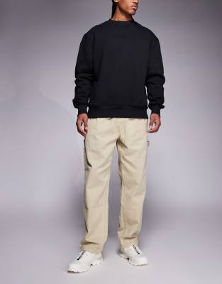 Aape By A Bathing Ape Loose Fit Carpenter Pants In Neutral