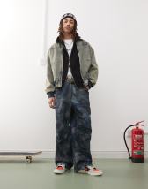 Aape by A Bathing Ape loose fit carpenter jeans in vintage