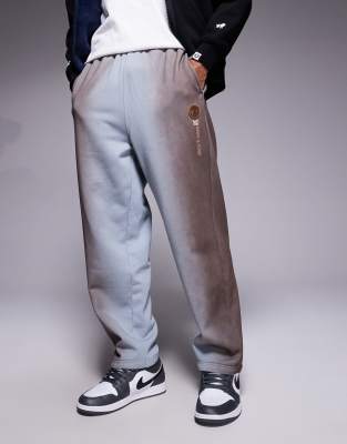 Aape By A Bathing Ape Loose Fit Joggers In Blue