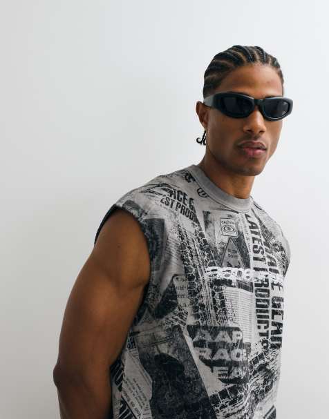 Aape by A Bathing Ape loose fit sleeveless vest with all over print - view 1