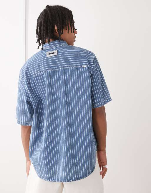 Aape by a bathing ape デニム　シャツ　半袖 エイプ Aape by a bathing ape デニム シャツ 半袖 エイプ