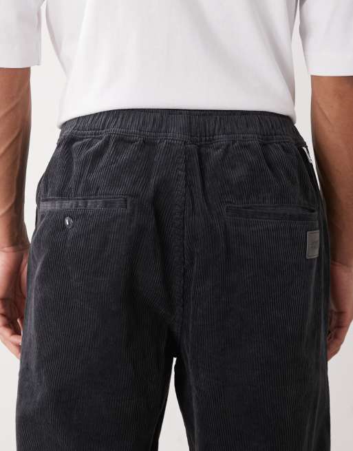 Aape By A Bathing Ape - Losvallende corduroy broek in donkergrijs, 4 van 5
