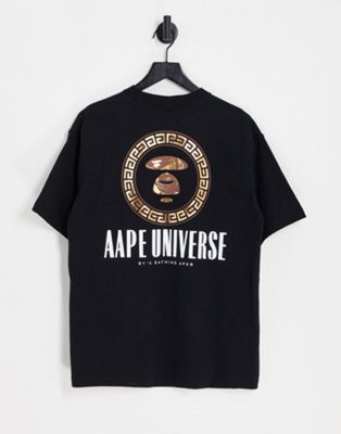 AAPE By A Bathing Ape lux t-shirt in black
