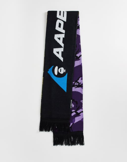 AAPE By A Bathing Ape - Mount Snow - Sciarpa nera