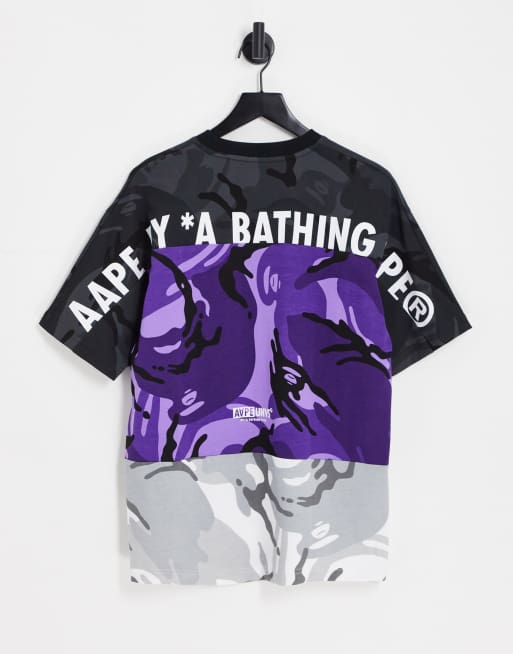 Multi camo bape outlet shirt