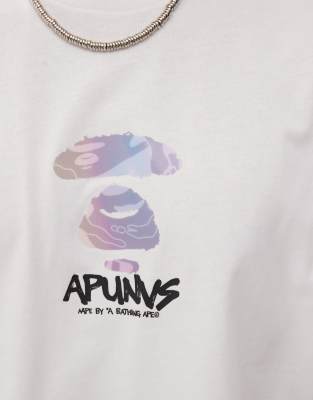Aape By A Bathing Ape Multi Logo Back Print T-shirt