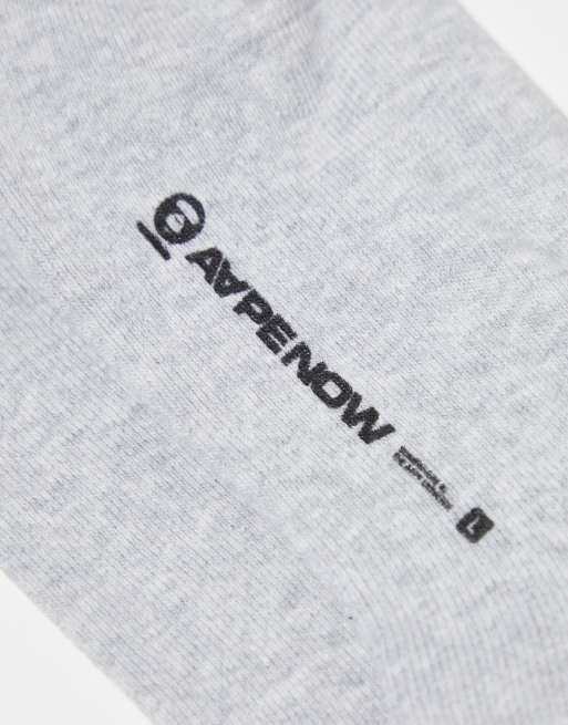 AAPE By A Bathing Ape – Naturvita ankelstrumpor, 3 av 4