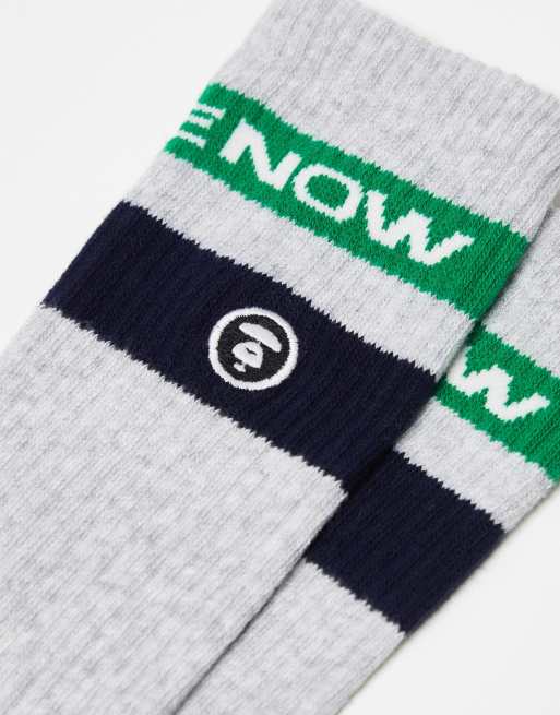 AAPE By A Bathing Ape – Naturvita ankelstrumpor, 4 av 4