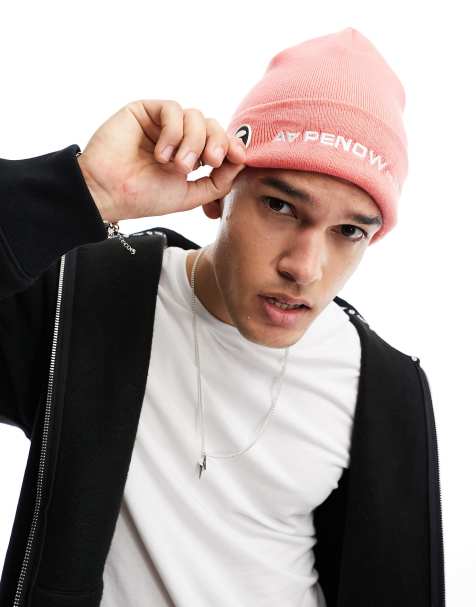 Aape By A Bathing Ape now beanie in pink