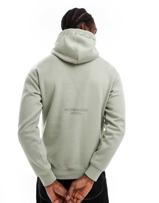 AAPE By A Bathing Ape – Now – Bluza z kapturem w kolorze khaki, 3 z 4