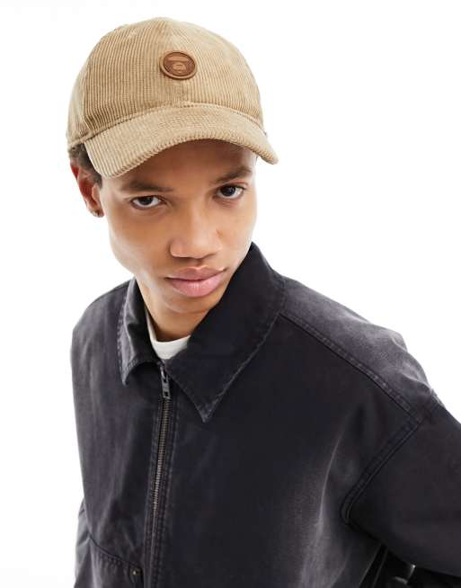 AAPE BY A BATHING APE - Now - Cappellino marrone in velluto a coste