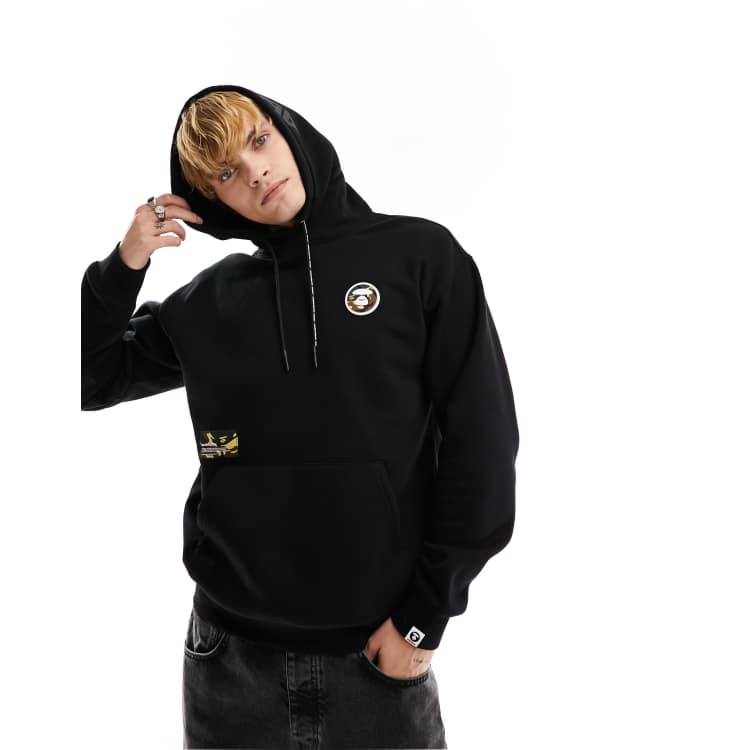 Aape hoodie outlet black