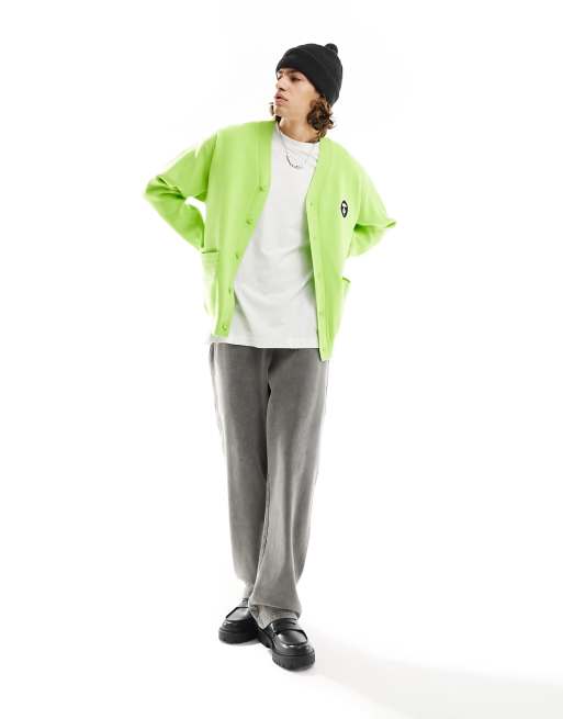 Aape By A Bathing Ape Now knitted cardigan in green | ASOS
