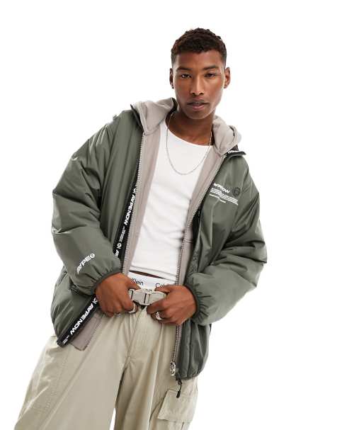 Aape By A Bathing Ape Now puffer jacket in khaki