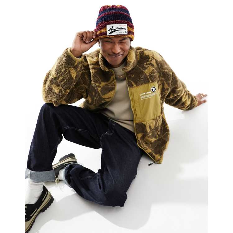 90s A BATHING APE ウール メルトン スポーツ ジャケット 90s A BATHING APE ウール メルトン スポーツ ジャケット