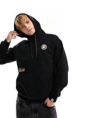 Aape By A Bathing Ape Now hoodie in black - ASOS Price Checker