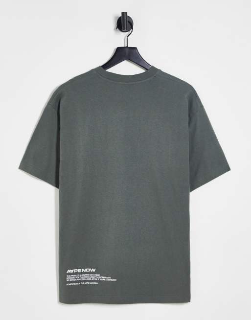 Aape By A Bathing Ape now t-shirt in grey