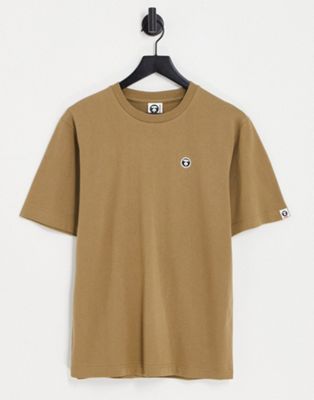 AAPE By A Bathing Ape now t-shirt in brown - ASOS Price Checker