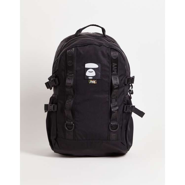 AAPE By A Bathing Ape nylon backpack in black