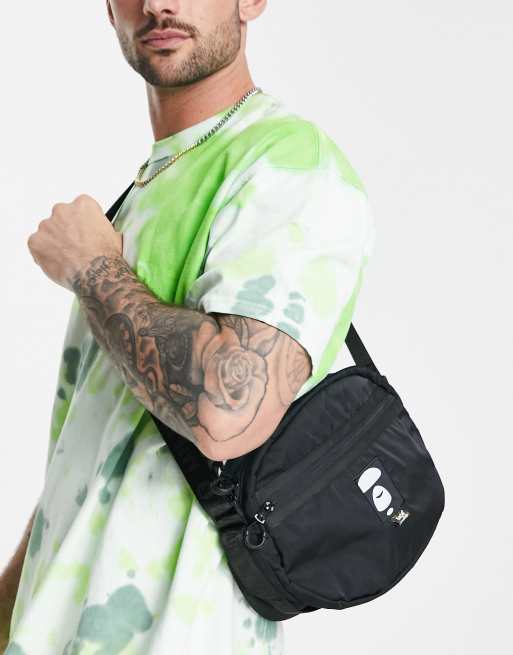 Bape nylon sling discount bag