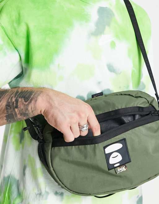 AAPE By A Bathing Ape nylon bum bag in khaki