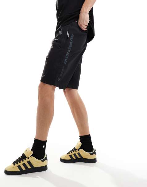 Aape By A Bathing Ape nylon shorts in black - view 1
