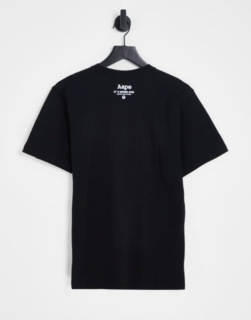 AAPE by A Bathing Ape OG moonface t-shirt in black | ASOS