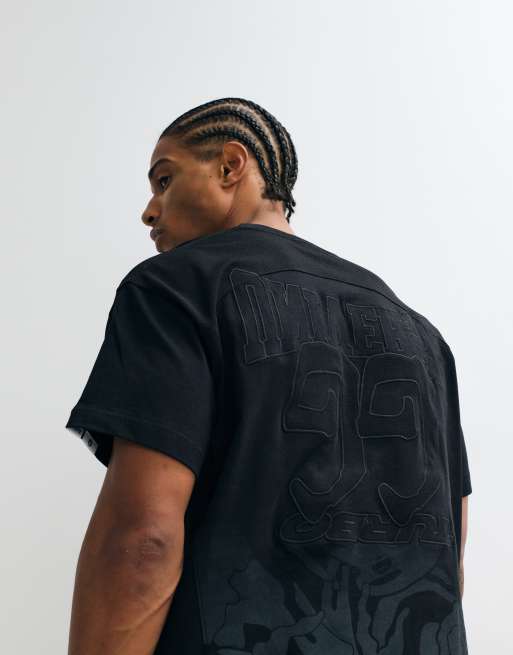Aape by A Bathing Ape Oversize-Motocross-T-Shirt in Schwarz, 3 von 5