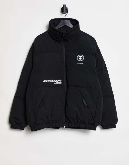 AAPE By A Bathing Ape puffer jacket in black