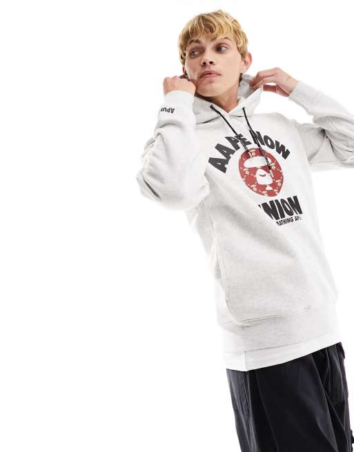 Grey bathing clearance ape hoodie